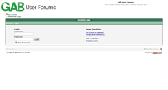 Desktop Screenshot of gabforums.globalshopsolutions.com